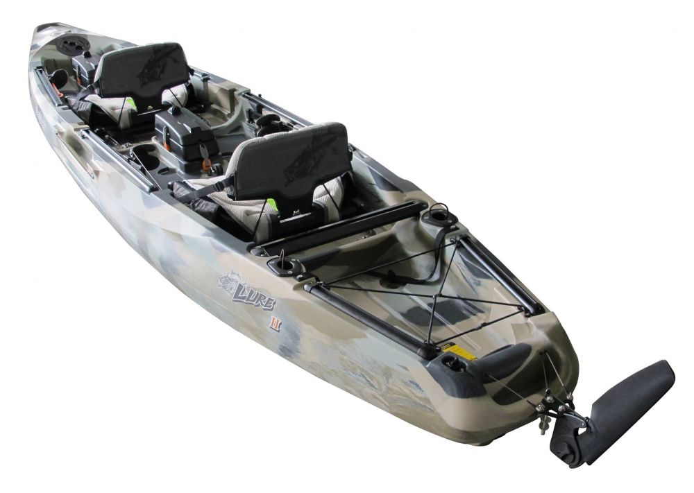 Kajak za ribolov Feelfree Lure II Tandem desert camo