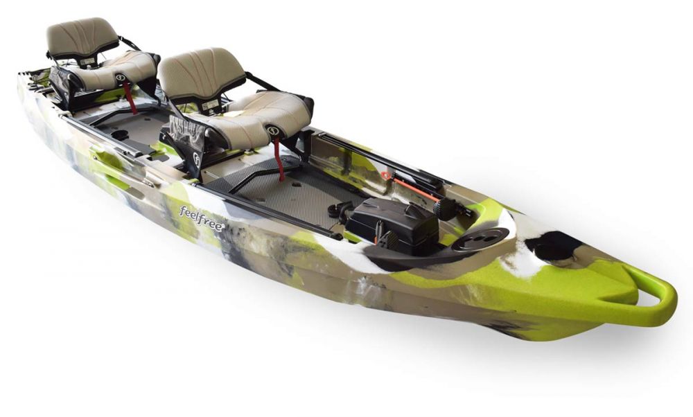 Kajak za ribolov Feelfree Lure II Tandem desert camo