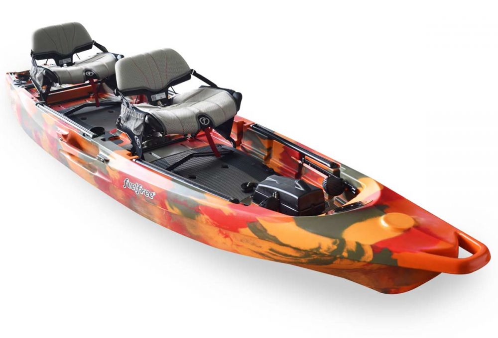 Kajak za ribolov Feelfree Lure II Tandem winter camo