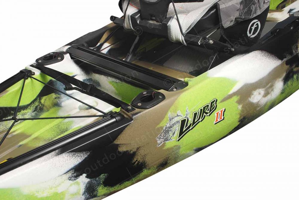 Kajak za ribolov Feelfree Lure II Tandem OD ready lime camo