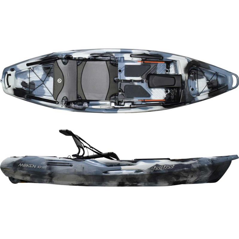 Kajak za ribolov Feelfree Moken 10 V2 winter camo