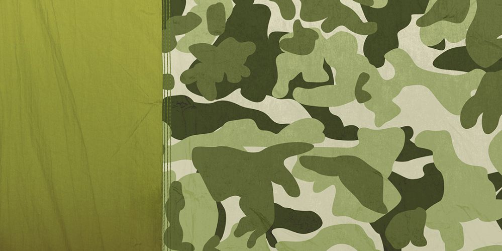 La Siesta potovalna viseča mreža za dva Colibri camo forest