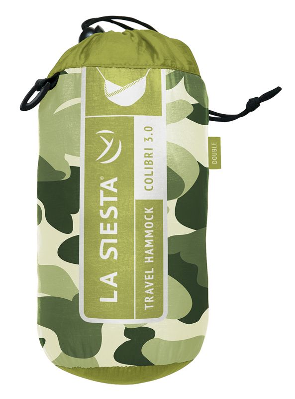 La Siesta potovalna viseča mreža za dva Colibri camo forest