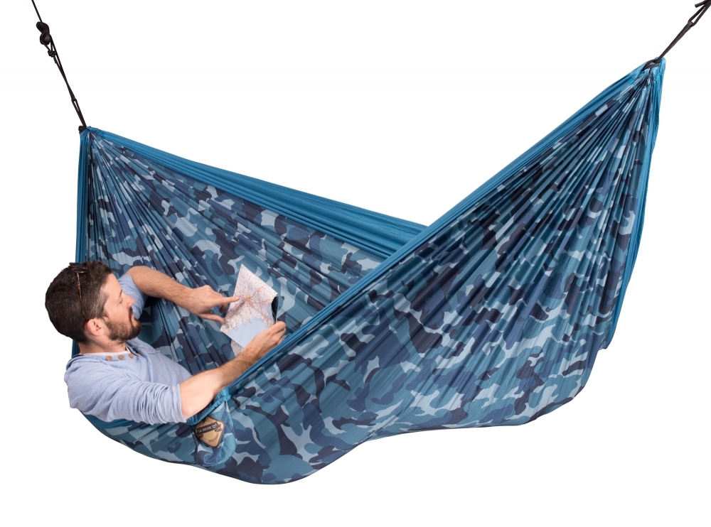 La Siesta potovalna viseča mreža za dva Colibri camo river