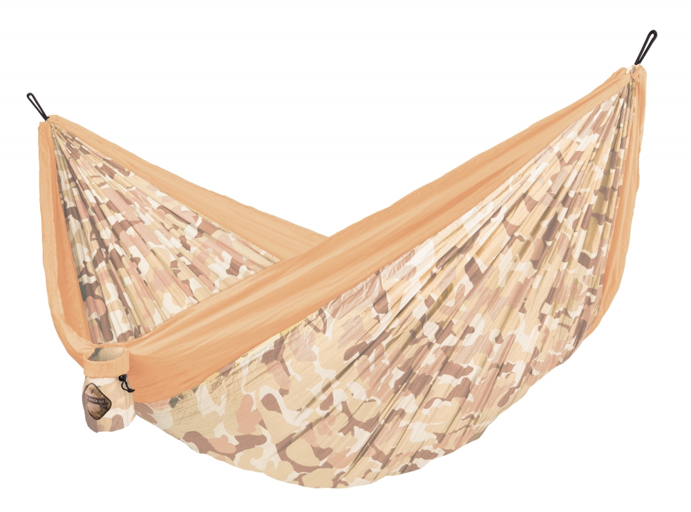 La Siesta potovalna viseča mreža za dva Colibri camo sahara