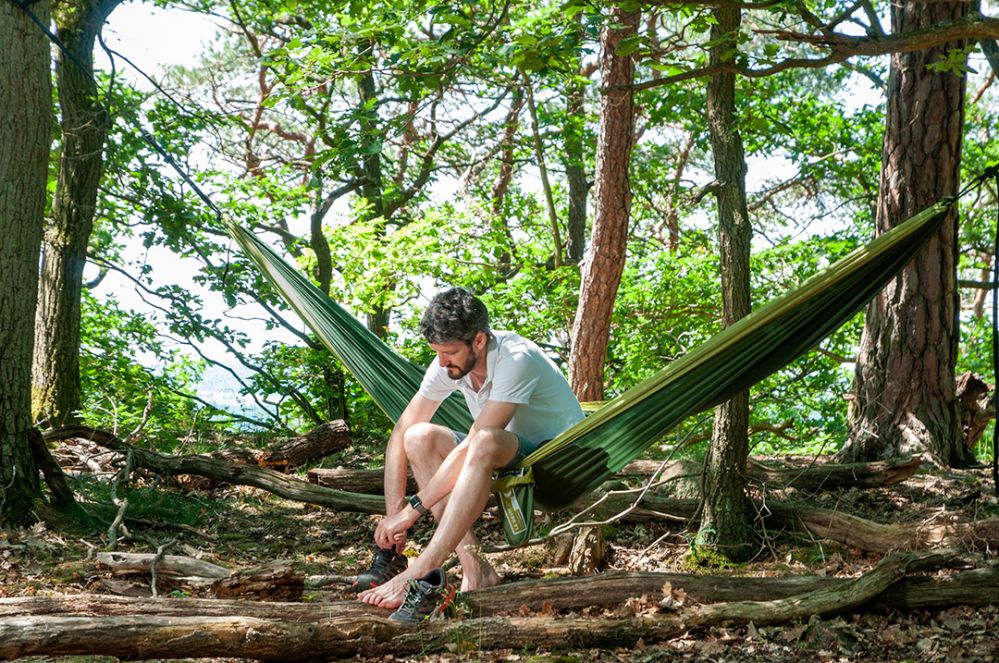 La Siesta potovalna viseča mreža za dva Colibri forest