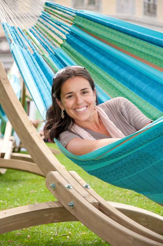 La Siesta viseča mreža bio bombaž Flora Kingsize curacao