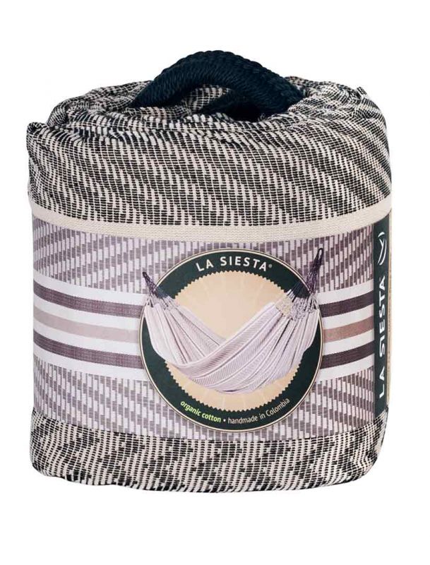 La Siesta viseča mreža bio bombaž Flora Kingsize zebra