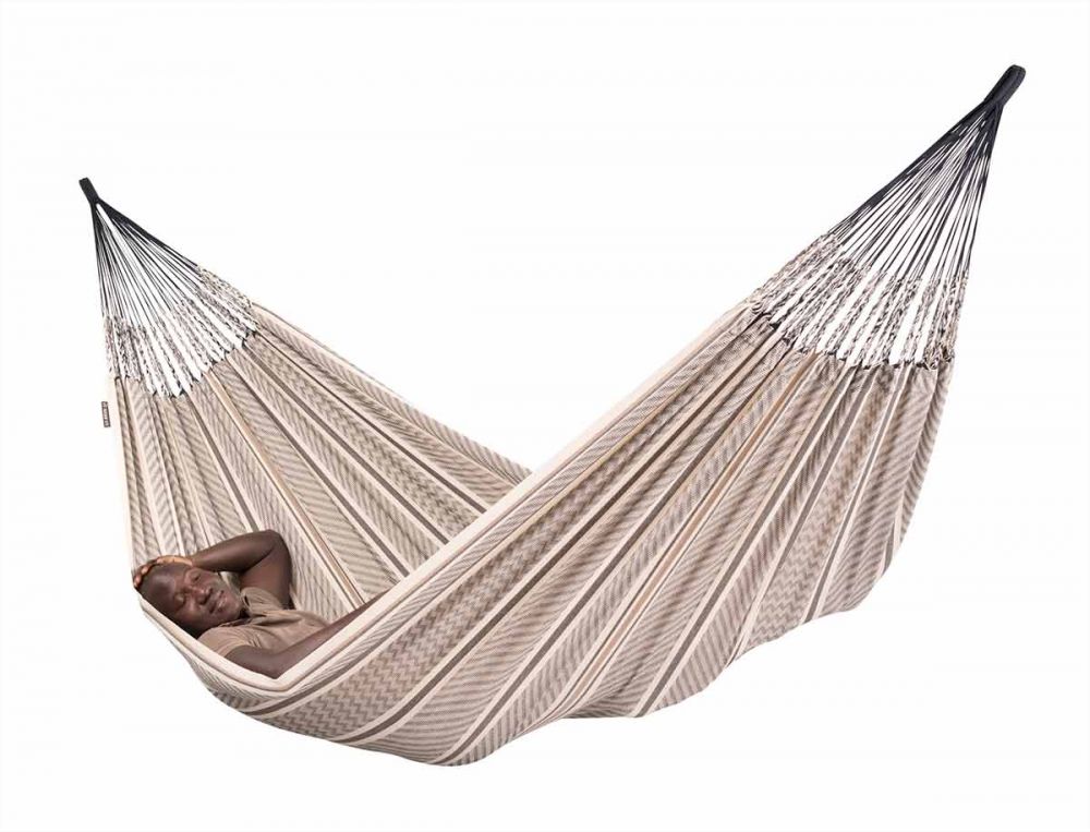 La Siesta viseča mreža bio bombaž Flora Kingsize zebra