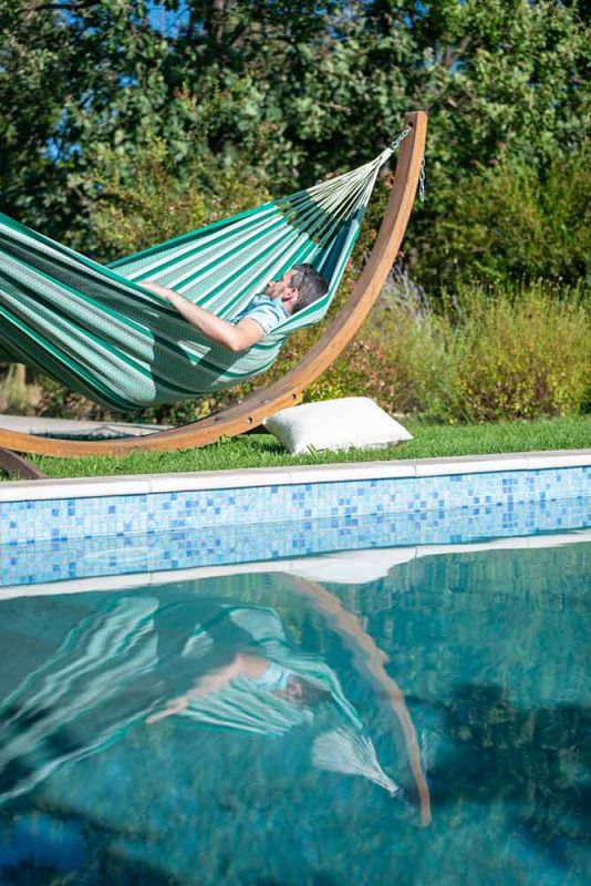 La Siesta viseča mreža bio bombaž Modesta Double agave