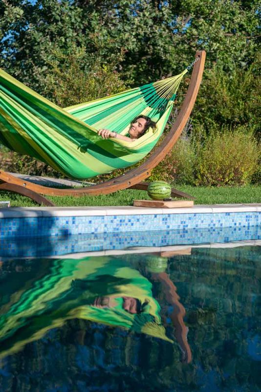 La Siesta viseča mreža bio bombaž Modesta Double jungle