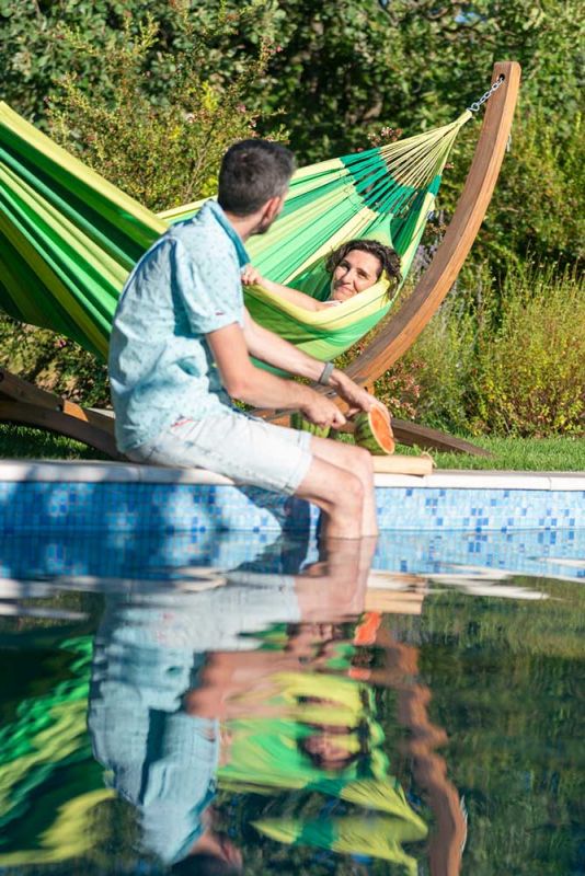 La Siesta viseča mreža bio bombaž Modesta Double jungle