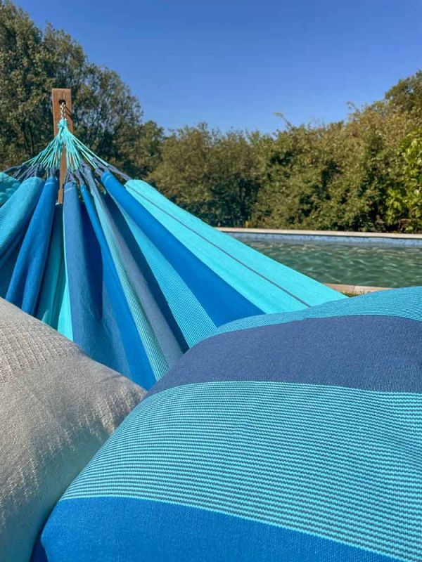 La Siesta viseča mreža bio bombaž Modesta Double lagoon