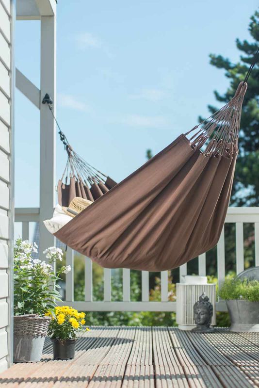 La Siesta viseča mreža bio bombaž Modesta Single arabica