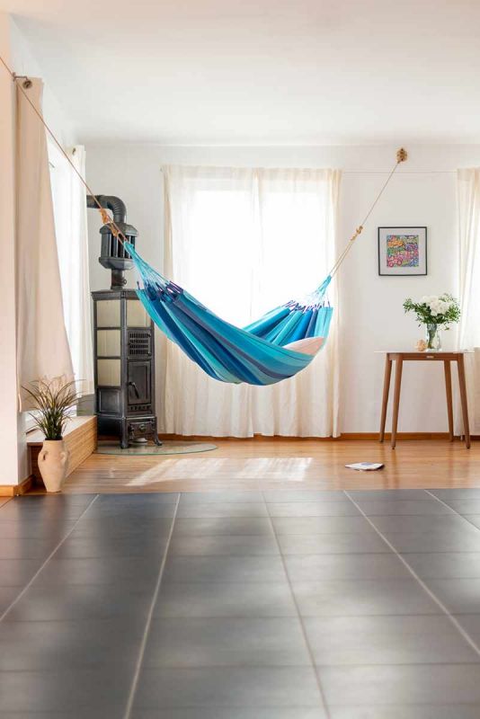 La Siesta viseča mreža bio bombaž Modesta Single lagoon