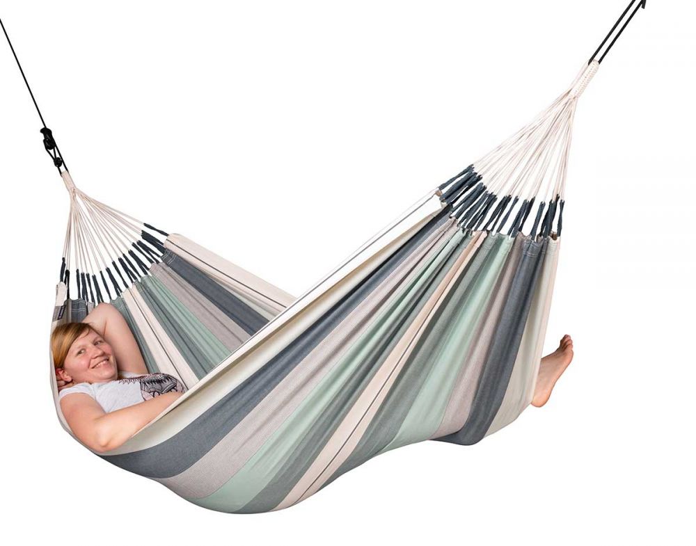 La Siesta viseča mreža bio bombaž Modesta Single olivna