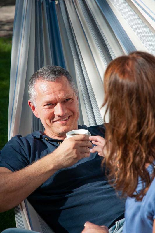 La Siesta viseča mreža Brisa Double sea salt