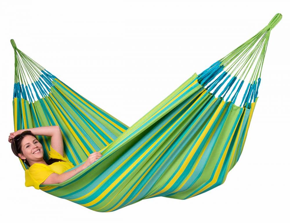 La Siesta viseča mreža Brisa Kingsize limeta zelena
