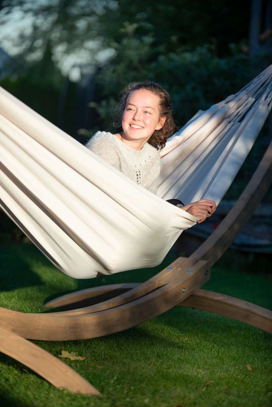 La Siesta viseča mreža Brisa Kingsize vanilija
