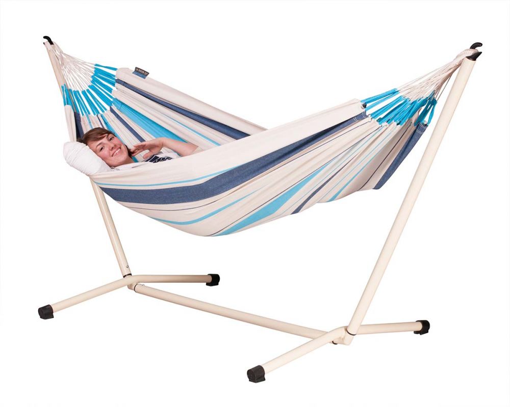 La Siesta viseča mreža Caribena aqua modra
