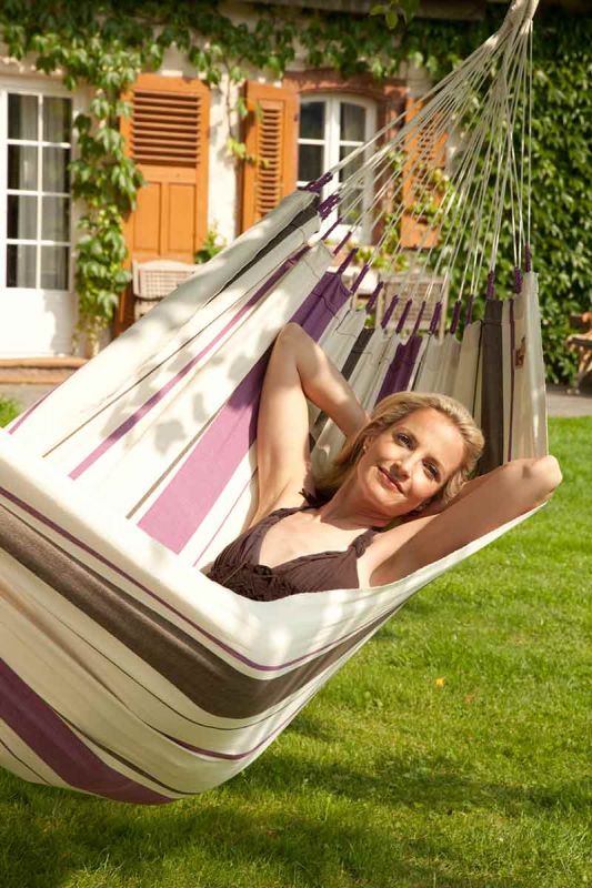 La Siesta viseča mreža Caribena vijolična