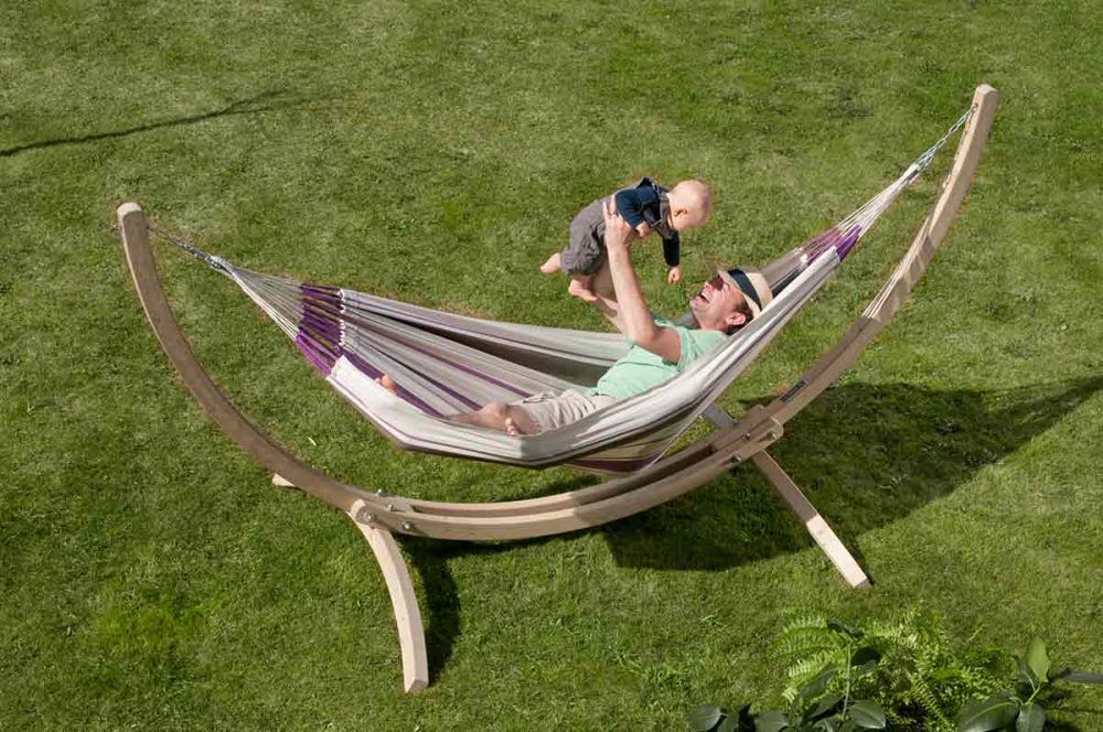 La Siesta viseča mreža Caribena vijolična