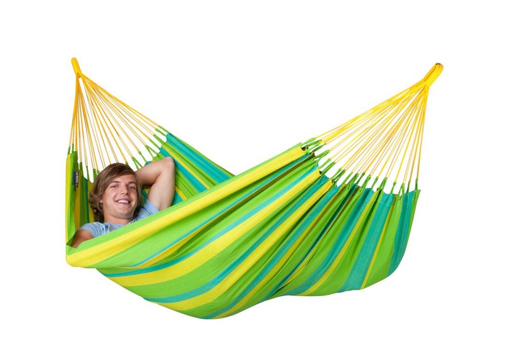 La Siesta viseča mreža Sonrisa limeta zelena