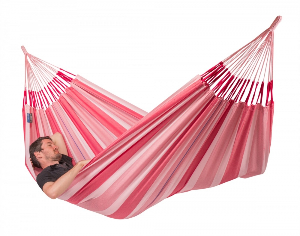 La Siesta viseča mreža za dva Aventura wild rose