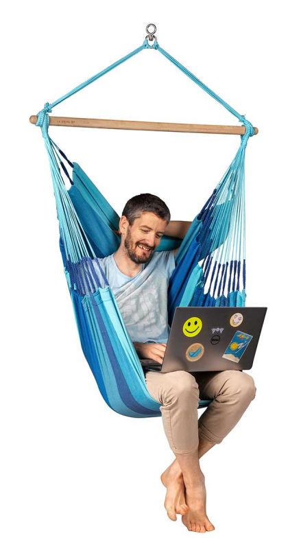 La Siesta viseči stol Habana Basic lagoon