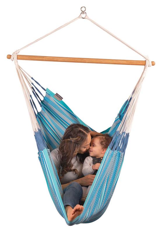 La Siesta viseči stol Habana Comfort azure