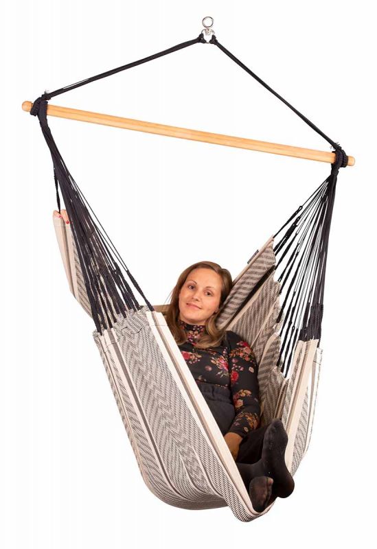 La Siesta viseči stol Habana Comfort zebra
