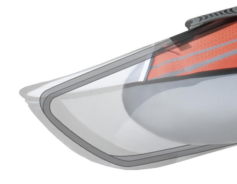 Napihljiv kajak Advanced Elements Frame rdeč