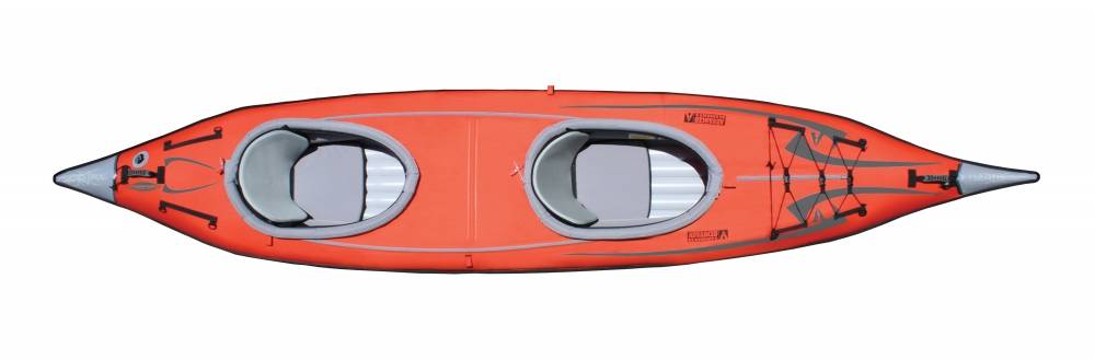 Napihljiv kajak Advanced Elements Convertible rdeča