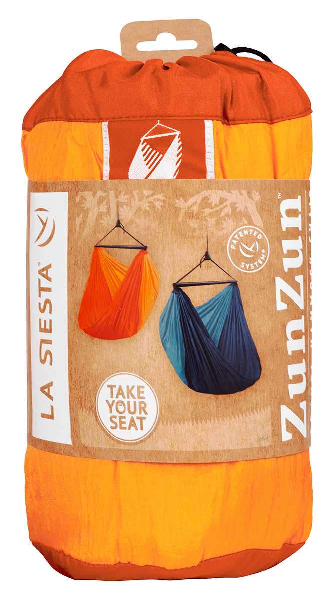 LA SIESTA® ZunZun Sunrise - Chaise-hamac de voyage avec fixation