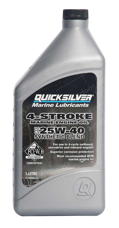 Quicksilver 25w40 sintetično motorno olje za 4t motorje 1 l