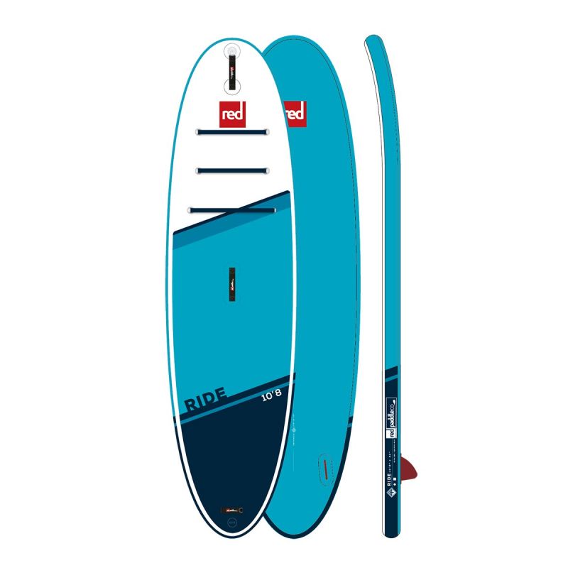 Red Paddle Co SUP deska 10'8'' Ride z Angle TRAVEL fiberglass veslom