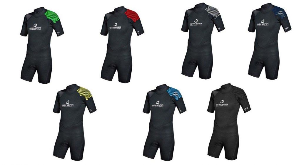 Spinera Professional 3/2mm Springsuit neoprenska obleka s kratkimi rokavi 3XL