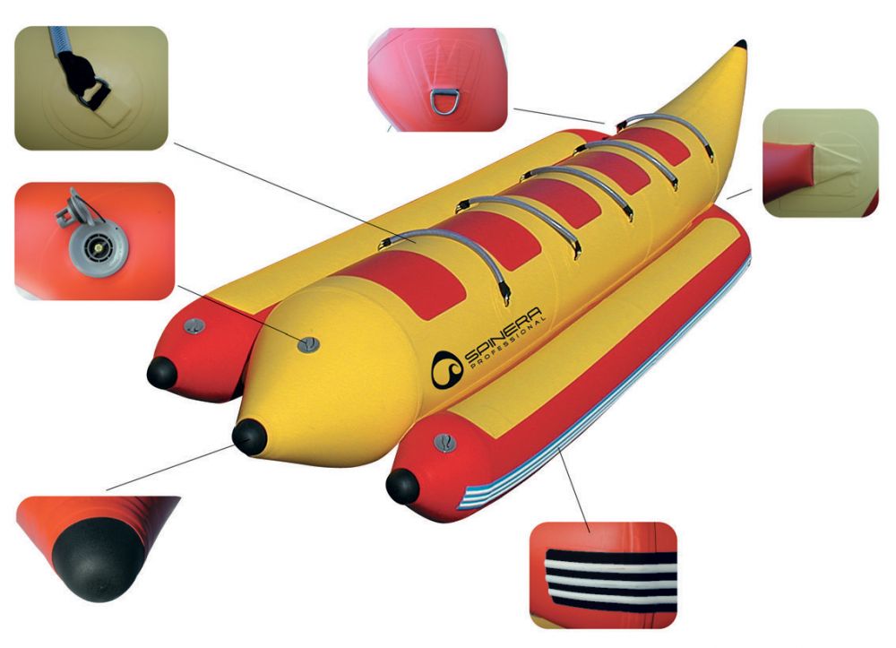 Spinera Rental napihljiva vlečna banana Zenith PRO 5