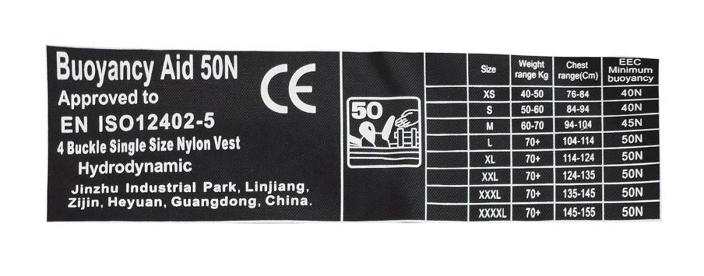 Rešilni jopič Jet Ski Deluxe Nylon 50N blue M