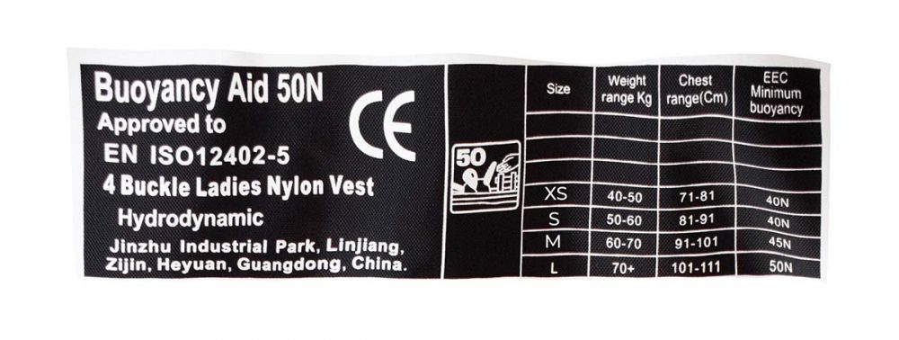 Rešilni jopič Jet Ski Deluxe Nylon 50N pink XS