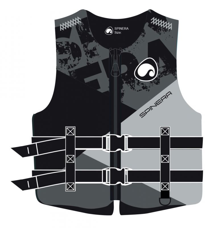 Spinera Jet Ski Relax Neoprene 50N rešilni jopič siv L