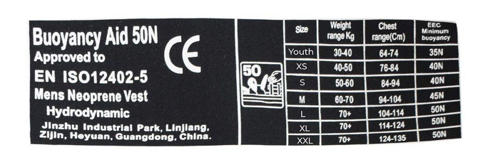 Spinera Jet Ski Relax Neoprene 50N rešilni jopič siv L