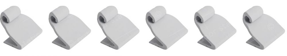 Sponka za ponjavo iz najlona siva 34x40mm za ø6mm