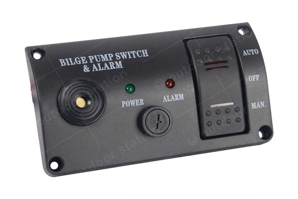 Stikalo in alarm za kalužno črpalko 115x63mm
