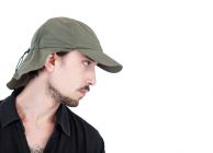 Atlantis kapa s šiltom Nomad olivno zelena