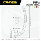 Cressi Gamma dihalka črna