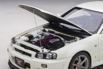AutoArt Nissan Skyline R34 V-spec II bel 1:18