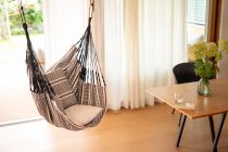 La Siesta viseči stol Cumbia bio bombaž zebra
