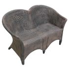 Vrtno pohištvo klop ali stol - Ratan imitacija Baker