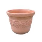 Okroglo cvetlično korito Planika - Terakota M